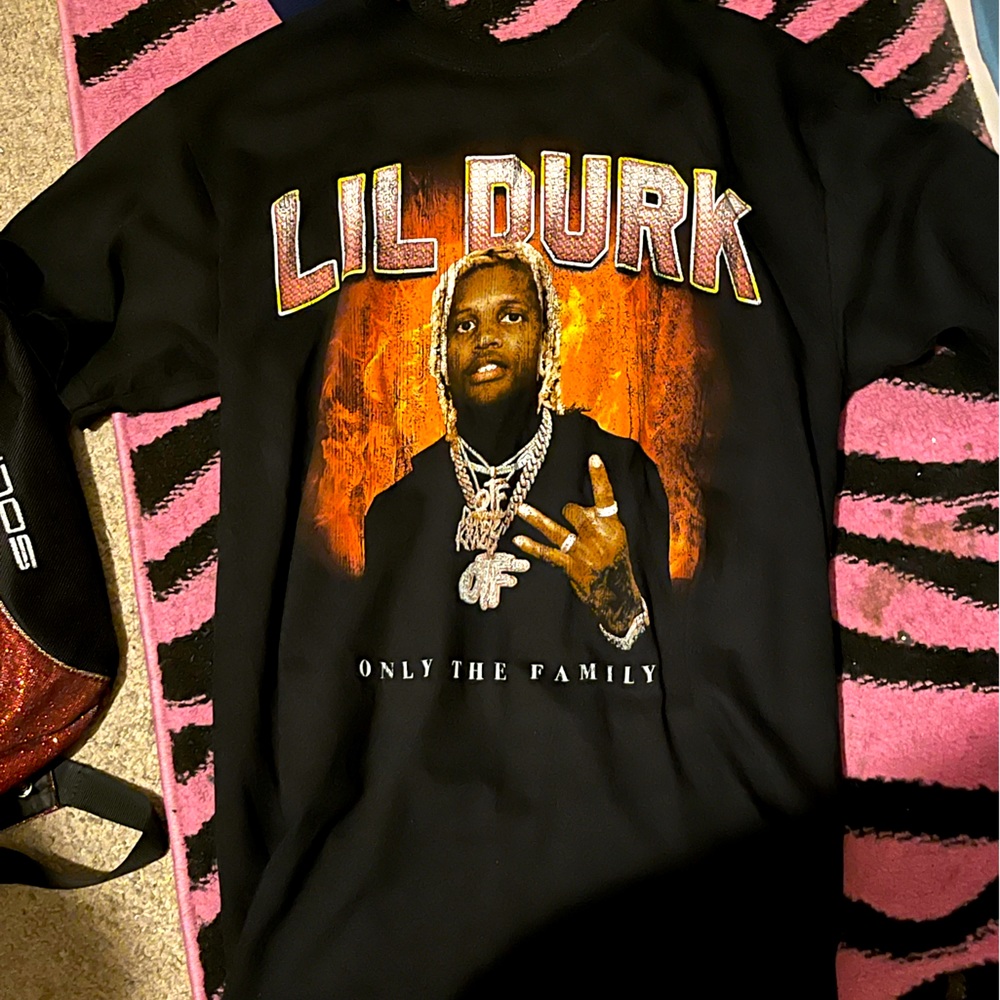 Lil durk shirt nice fabric